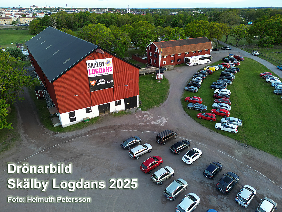 Drönarbild på Skälby Loge 2025. Säsongspremiär med Streaplers. Drönarbild på Skälby Loge 2025. Säsongspremiär med Streaplers 23 maj.